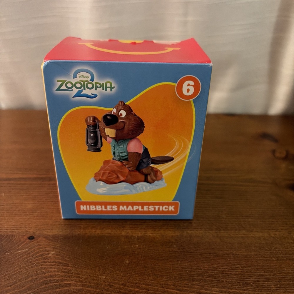 McDonald's Zootopia 2 Happy Meal Toy 2025 Nibbles Maplestick  #6